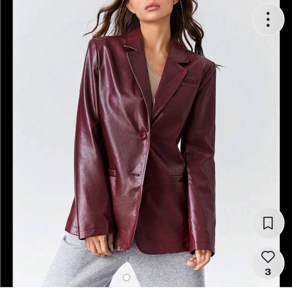 BNWT chadwicks genuine, red leather vintage jacket ￼ - Picture 1 of 4